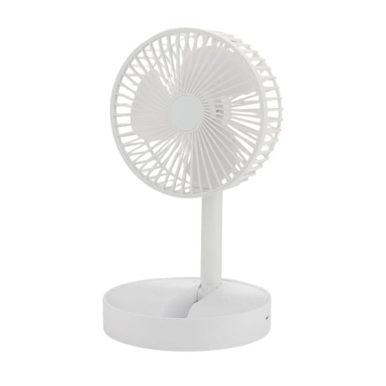 Handheld Fan Folding Design Portable Adjustable 180 Degree Rotation Flexible Blades Low Noise Multi-Speed Desk Fan with Phone Holder