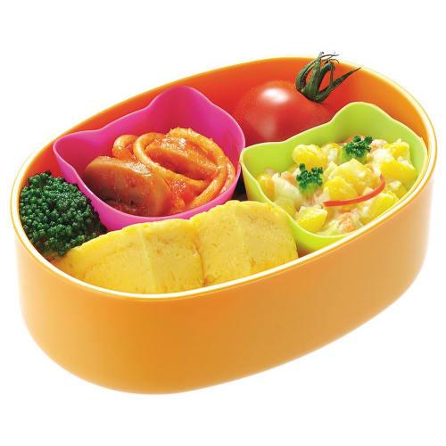 Pearl Metal Cooking Depot Silicone Side Dish Cup, Cat Design, C-3921