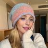 Women's Stylish Gradient Beanie - Soft & Warm, Versatile for Fall/Winter, Features a Flattering Face- Design, Stylish Beanie Winter Hat