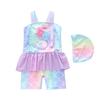 Cartoon Infant Girls' One-Piece Swimsuit for Medium and Small Children