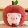 The  Able Apple Pig Plush Toy Doll Cute Pig Doll Detachable Throw Pillow Doll Gift Grabber Doll