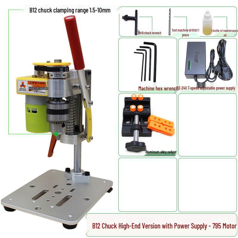Micro Mini Bench Drill: DIY Precision Electric Tool for Watch, Phone Repair, and Household Projects