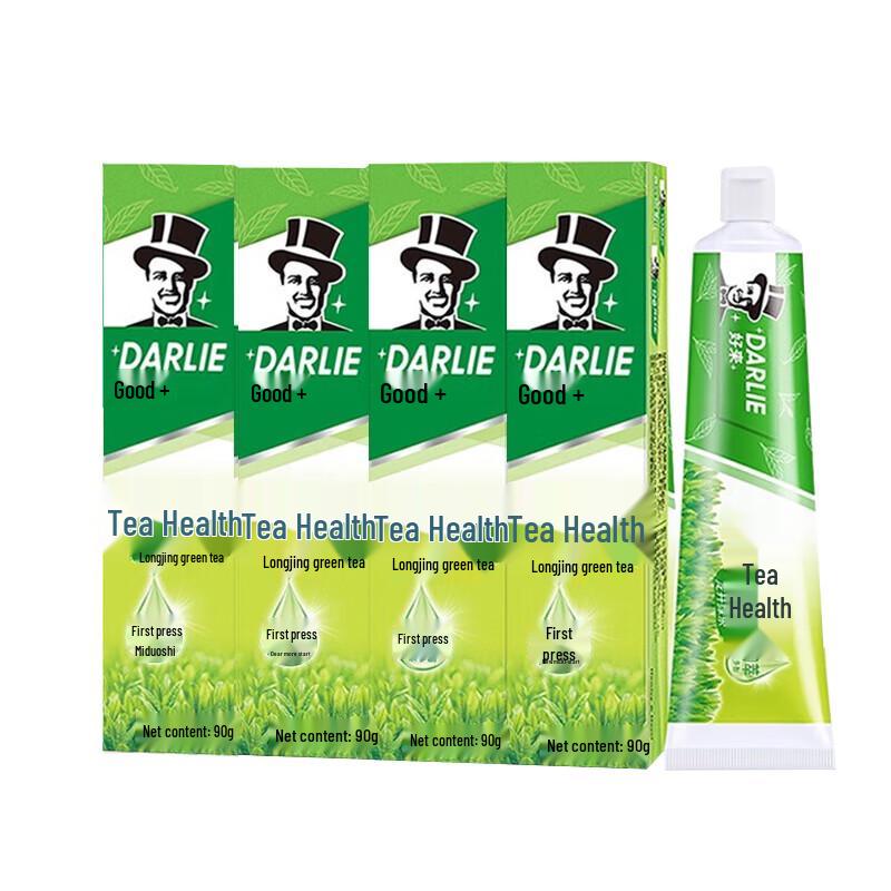 Hawley Tea Care Longjing Green Tea Toothpaste 4-Pack