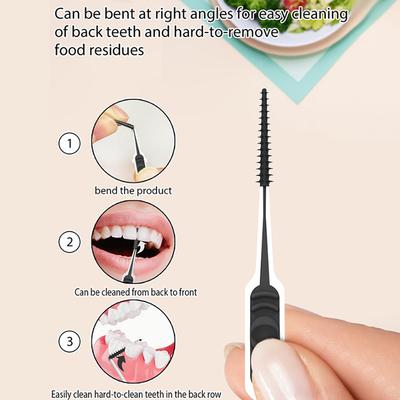 20 stuks Flos Hygiëne Tandheelkundige Siliconen Interdentale Borstel Tandenstoker Tandheelkundige Schoonheid Gezondheid Tandenpoetsen Tandheelkundige Benodigdheden