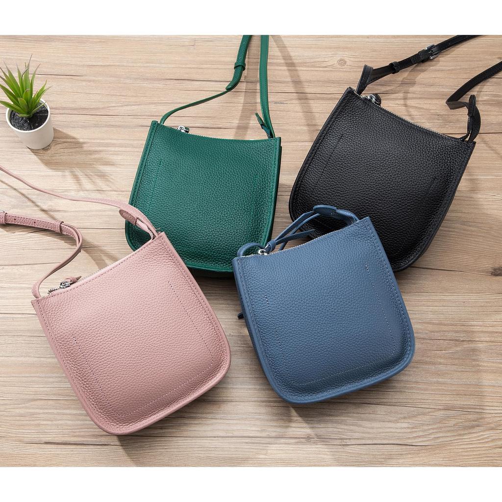 Shoulder Bag for Smartphone Genuine Wallet Shoulder Smartphone Shoulder Perfect Gift for Women [Bearneko] Women, Pouch, Leather, Bag, Small,