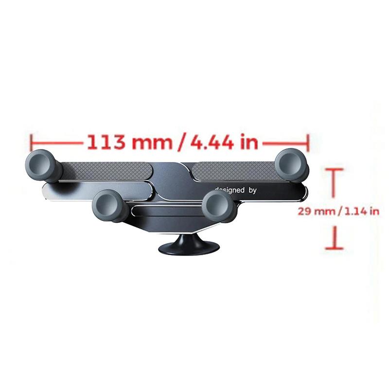 Invisible Rotatable Air Vent Mount Adjustable Invisible Holder Air Vent Mount Rotatable Mobile Phone Holder 360 Degree Rotation