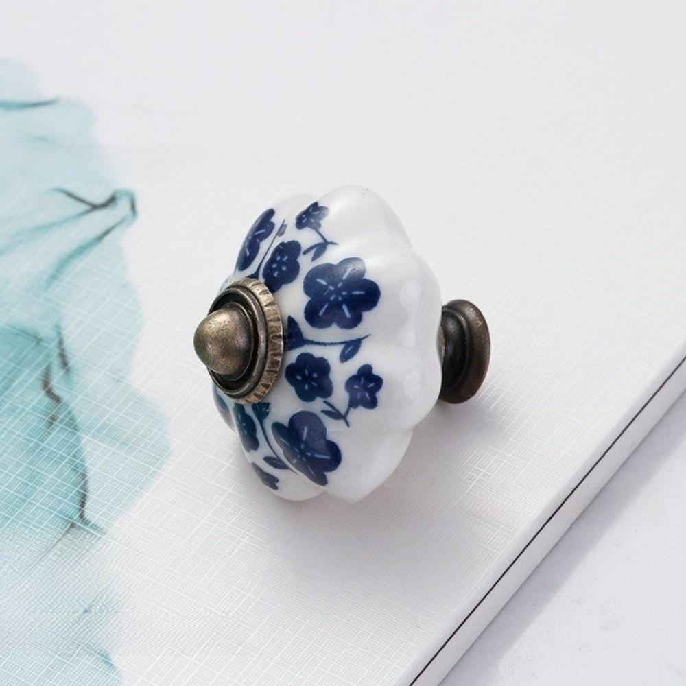 Ceramic Drawer Pulls Pumpkin Shape Furniture Knobs New Decorative Knobs Cabinet Hardware