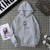 Winter Women's Hoodie High Street Unisex style Double Pockets Sweatshirts Outerwear Plus-Size Women's Clothing