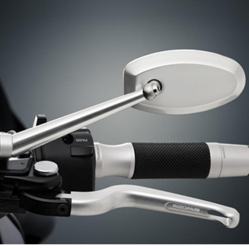 

CNC Aluminum Motorcycle Rearview Mirror M8 M10 Universal for Honda CBR650R Suzuki Kawasai серебро белый