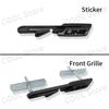 ART1   GT line Car Emblem Metal Side Fender Trunk Badge For Kia K3 K5 K9 Forte Ceed Cerato For Peugeot Car Front Hood Grille Decoration