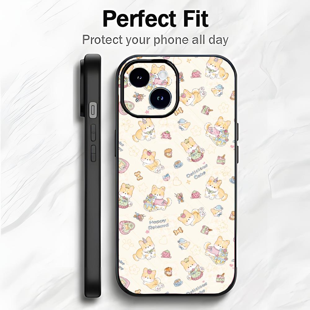 Cute and funny corgi dog Phone Case Phone Case Soft Packaging Lightweight For iPhone17 16 15 14 13ProMax