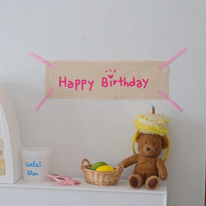 

Японский K-стиль Постер на день рождения Подвесная ткань Ins Стиль Милая ткань Рукописный текст Выбор инфлюенсера Фон Макет Декорация Pink-happy birthday 17cm * 55cm
