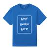 Streetwear Customized Pattern Print T-Shirt Harajuku Casual O Neck Short Sleeves Men Women Cotton T-Shirt