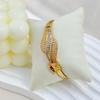 New Autumn/Winter Fashion Leaf Hollow Design Bracelet Adjustable Opening Suitable for Daily Wear At Dances and Parties The Best Gift for a Lady