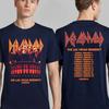 2026 Def Leppard Baumwoll Band Shirt Unisex Sommer Kurzarm Modemarke T-Shirt Luxus Lässig Vintage T-Shirt