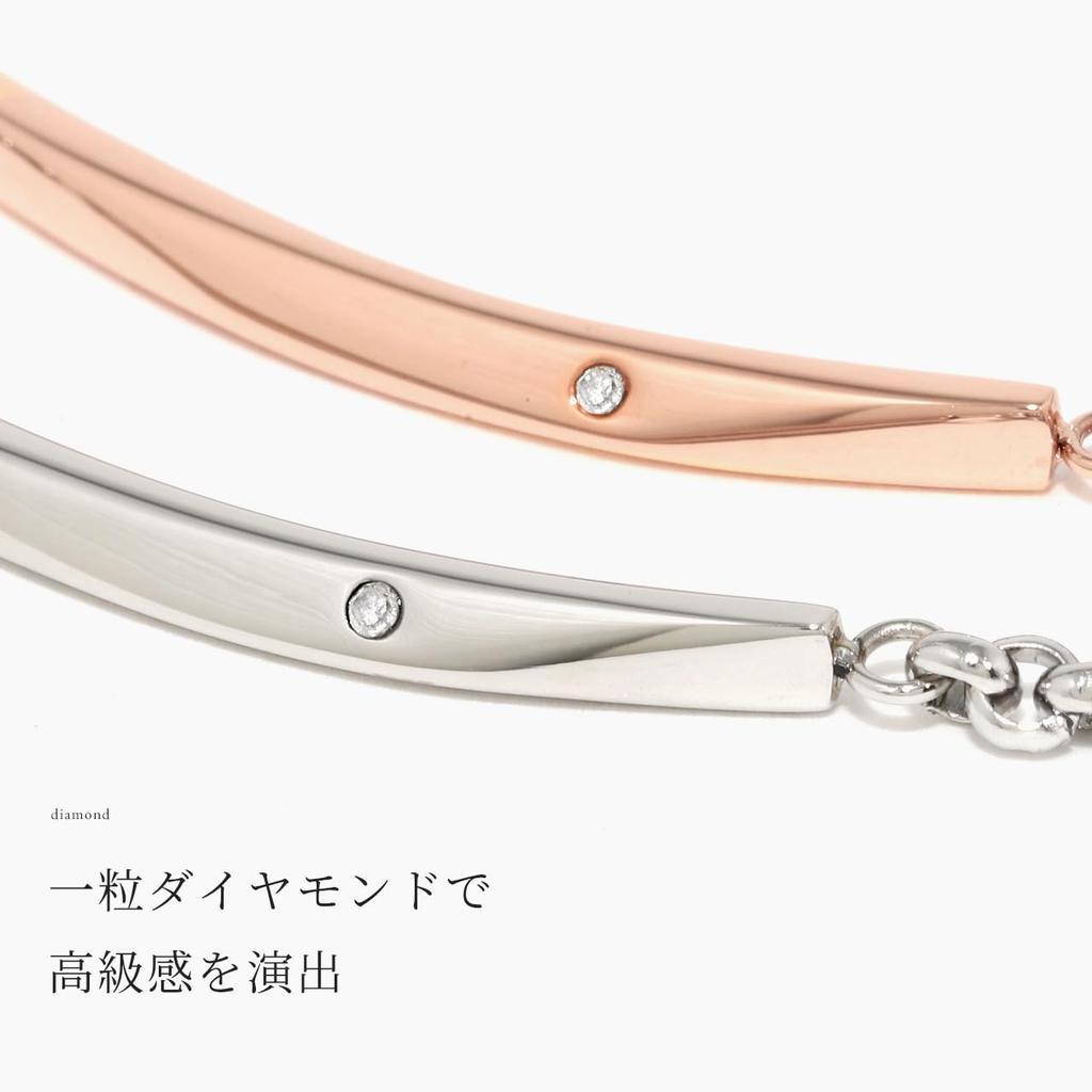 Couple's Bracelets, Suitable for Continuous Wear, Hypoallergenic, Matching Stainless Steel Bracelets, Simple Design, Diamond Design, ZTB415, by Zanipo
