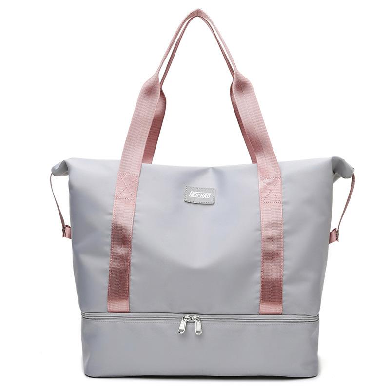 Travel Bag Women's Short-distance Portable Lightweight Maternity Bag Can Be Set with Trolley Case Student Large-capacity Luggage Storage Bag