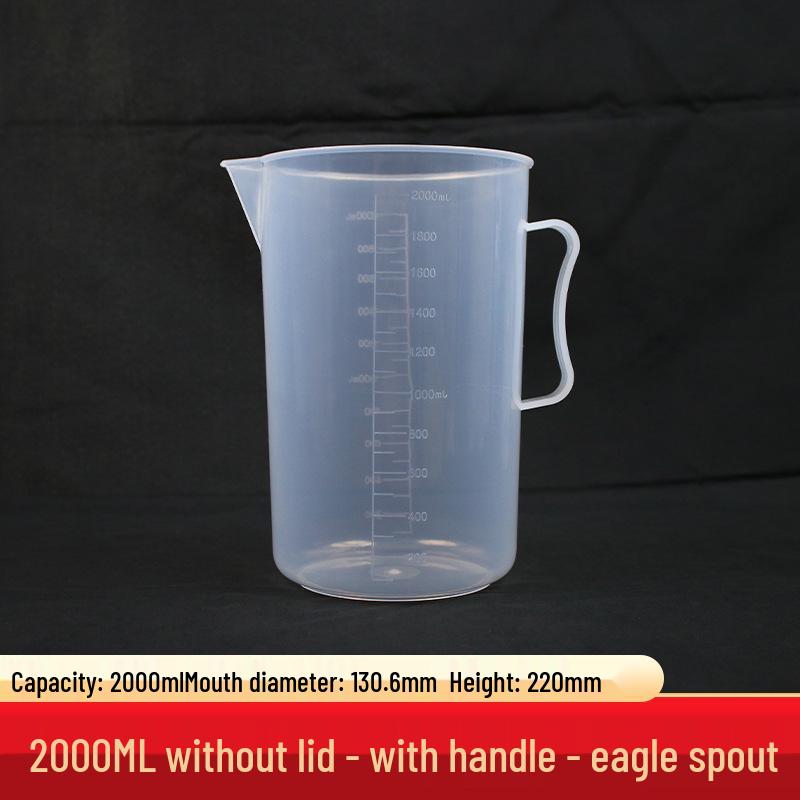 Graduated Plastic Measuring Beaker Set: 20ml to 3000ml