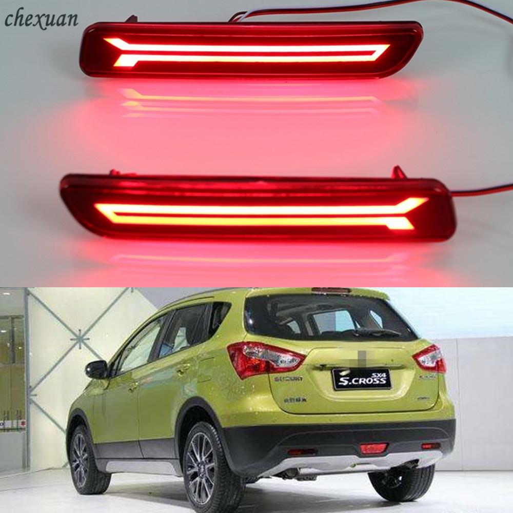 CSCSNL 1 Set Für Suzuki Ertiga Vitara Ciza S-Cross Splash SX4 Rücklicht Bremslicht Nebelschlussleuchte Rückleuchte Warnlicht LED
