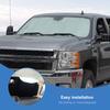 Car Front Windshield Sunshade Window Shade Foldable Sun Visor Cover Fit For Chevy Silverado For GMC-SIERRA 2007-2013 Car Interior Accessories