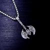 Nordic Viking Rune Double-sided Ax Necklace for Men and Women