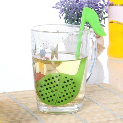 Create Art Shaped Blacktea Tea Infuser Tea Strainer Silicone Loose Leaf Herbal Spice Brewing Tools Kitchen Tea Strainer Supplie