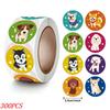 50-500pcs Kids Reward sticker  puppy dog Pattern encouragement stickers for Teachers Cute Animals Stickers Stationery Stickers