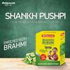 Baidyanath Shankhapushpi Sharbat 220 ml + Free 110 ml X Pack of 2 | Herbal Brain Tonic For Focus, Memory & Mental Alertness