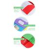 Letter Size File Organiser with 2 Pockets and 3 Prong Document Organiser with 3-Prong and Two Pockets for School Office