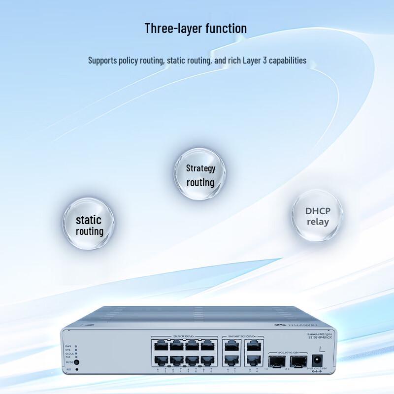 Huawei Kunling S310S-4P8UN2X Enterprise Layer 3 Managed Switch
