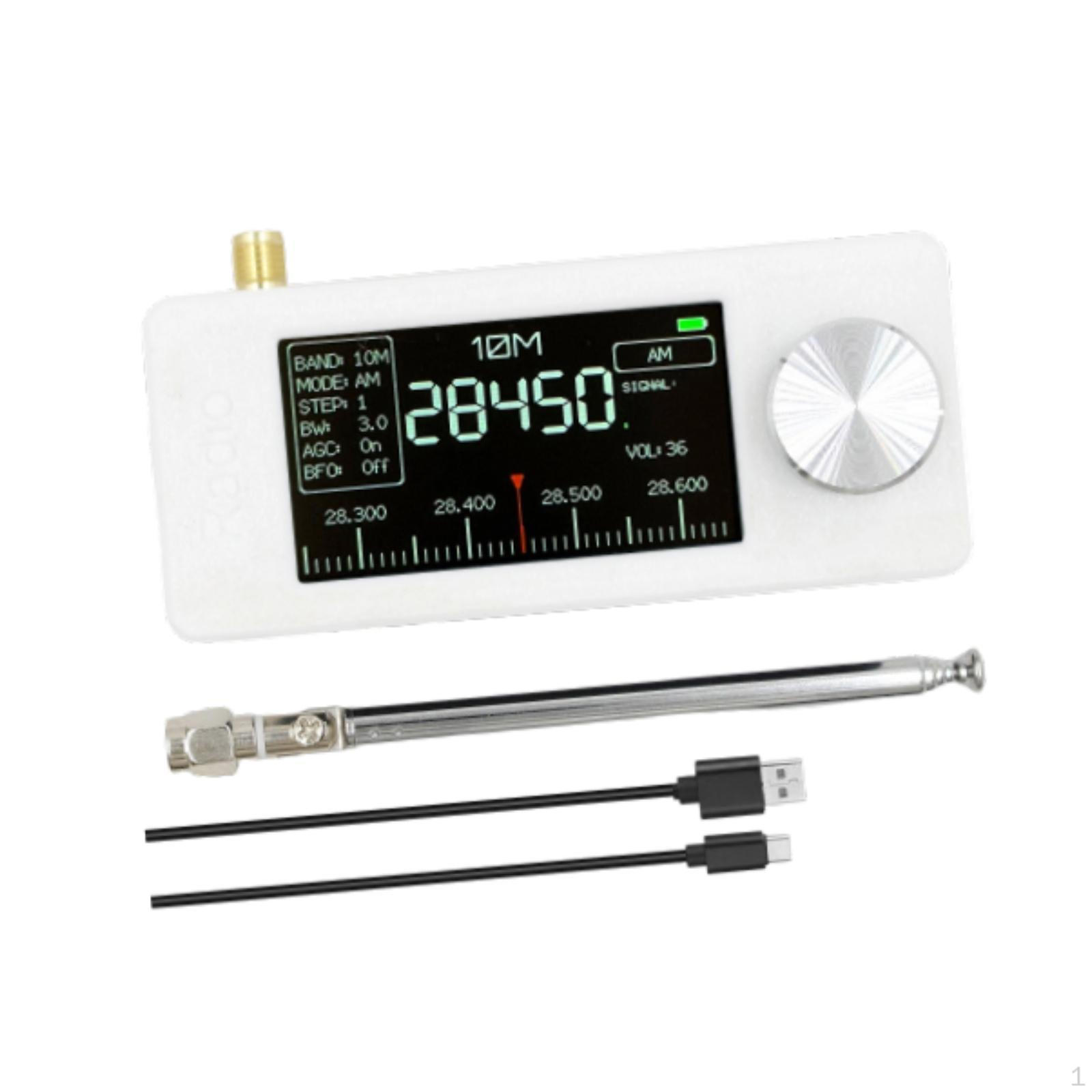 

Карманное радио Мини-музыкальный плеер Портативный цифровой для офиса, спортзала, ходьбы белый