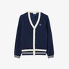 [lacoste] Men's Golf Color-Tipped Windproof Cardigan AH7725-55NHHW