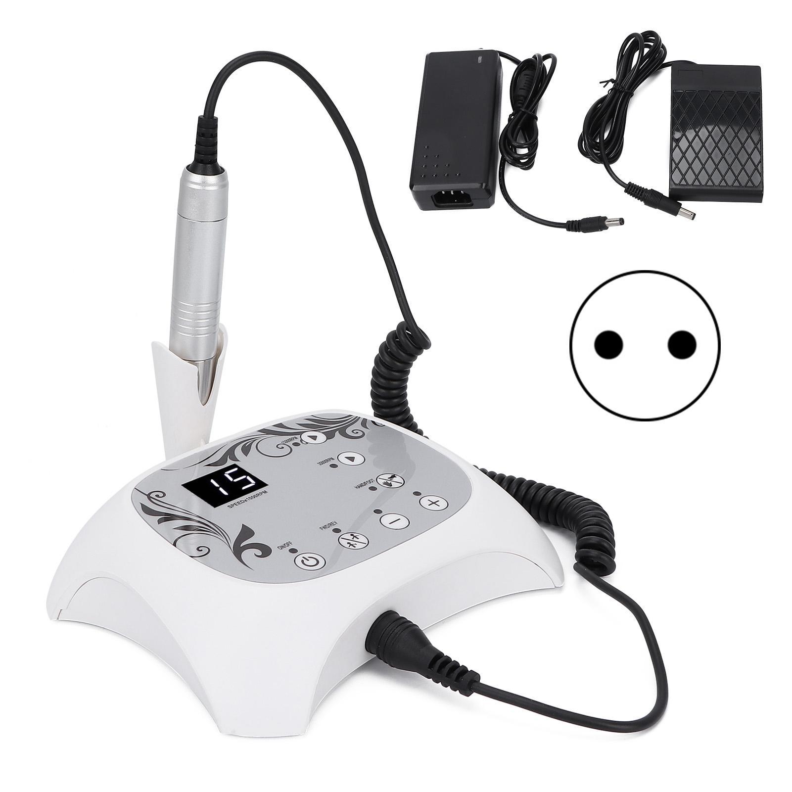 

Профессиональная электрическая дрель для ногтей, пилочка для ногтей, маникюрные полирующие инструменты для формирования ногтей 100~240 В EU Plug