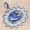 Necklace Sodalite Gemstone Handmade Gift For Her Silver Jewelry 2"