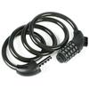 Bike Lock 5 Digit Code Combination Bicycle Security Lock Steel Cable Spiral Bike Cycling Bicycle Lock 120cm Chain Padlock 12mm