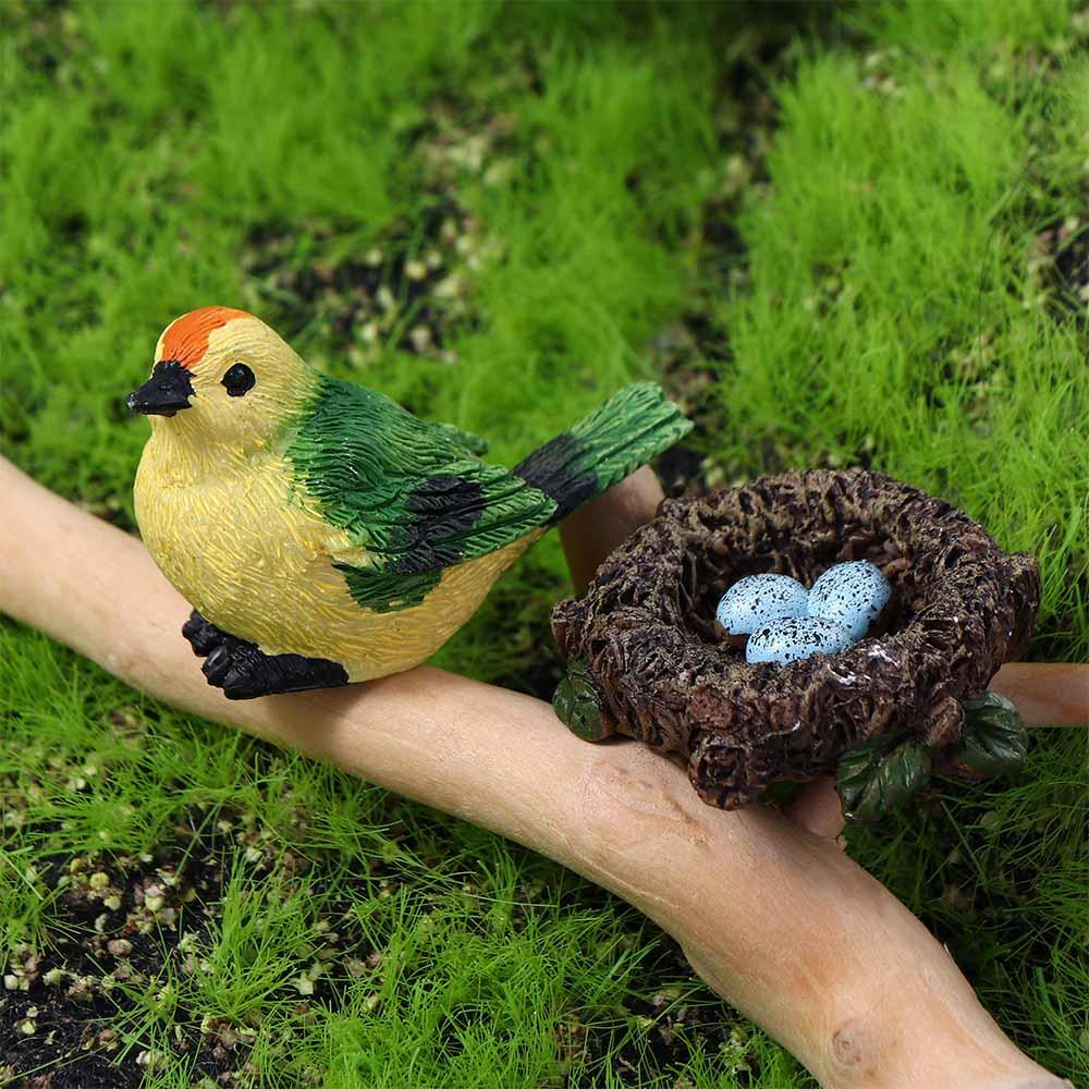 Succulent Plant Animal Model Micro Landscape Miniature Figurines Home Decor Fairy Garden Decor