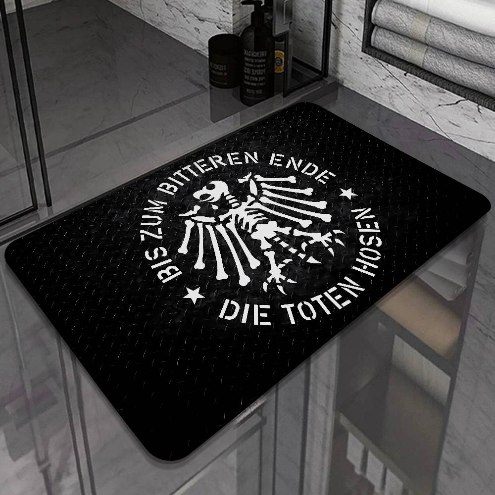 Die Toten Hosen Rock BAND Fußmatte Kinderzimmer Schlafzimmer Dekoration Balkon Rutschfeste Fußmatte Wohnzimmer Fußmatte Teppich