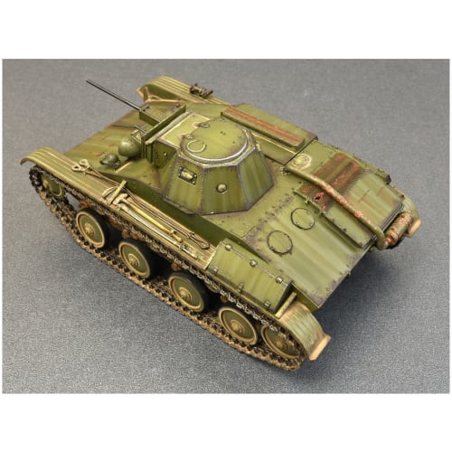 Miniart 1/35 Scale Soviet T-60 Late Model with Increased Armor, Gorky Automobile Plant, Interior Reproduction Kit, Plastic Model Kit MA35232