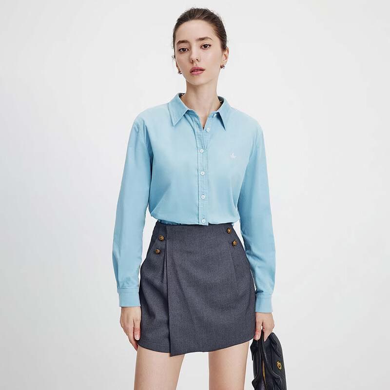 Navigare Women's Autumn Corduroy Long-Sleeve Shirt