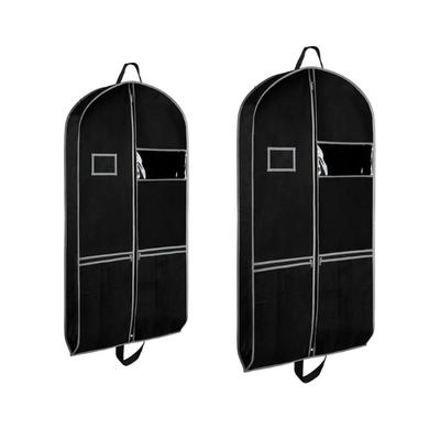 Garment Bags for Travel Heavy Duty Garment Bag with Pockets, Portable Garment Bags for Hanging Clothes, Foldable