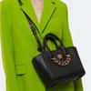 Versace Medusa Logo Kalbsleder Tragetasche Damen Tragetaschen Schwarz 1004460-DVIT2T-1B00V