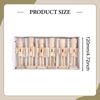 6 Pieces DIY Wooden Christmas Nutcrackers Nutcracker Figures Unpainted Christmas Decoration Puppet for Party Holiday Bedroom