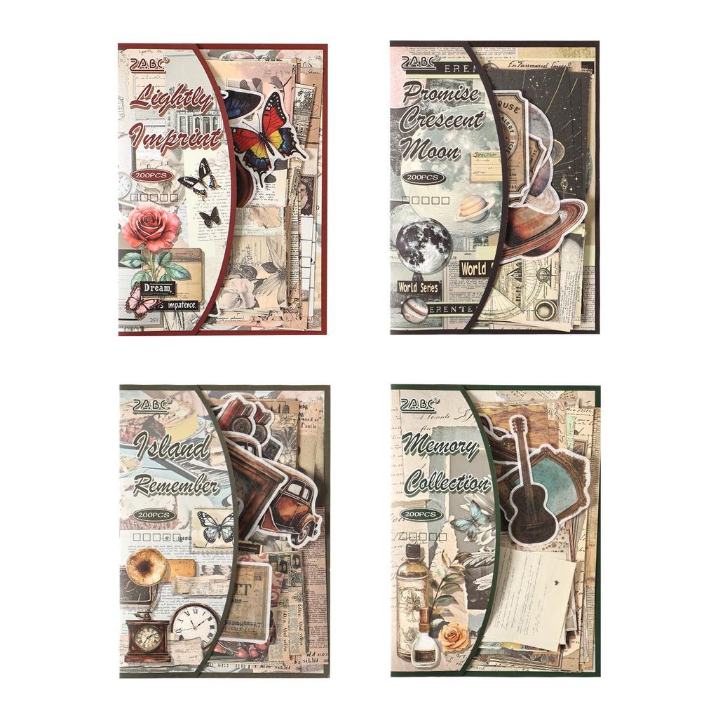 Yue Zhen Yi Xiang Aesthetic Paper Journal & Children's DIY Sticker Pack