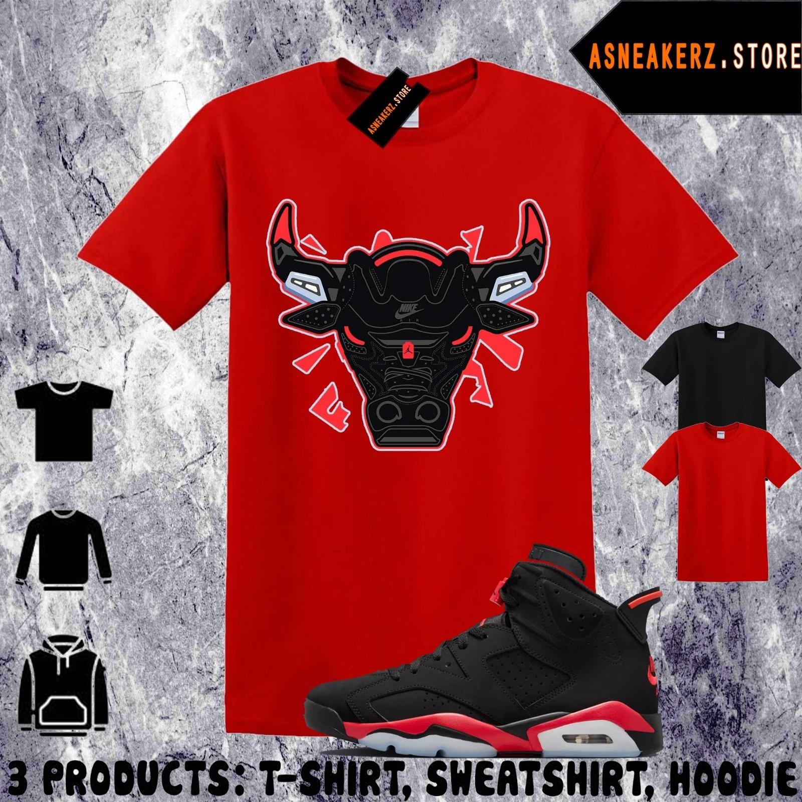 

Shirt Matching AJ 6 Infrared Salesman 2026 To Match Sneaker Sneakerhead Bulls 23 L