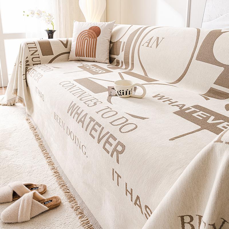 Clearance Chenille Four Seasons Universal Sofa Towel Non-Slip All-Inclusive Sofa Cover Universal Cover Cloth