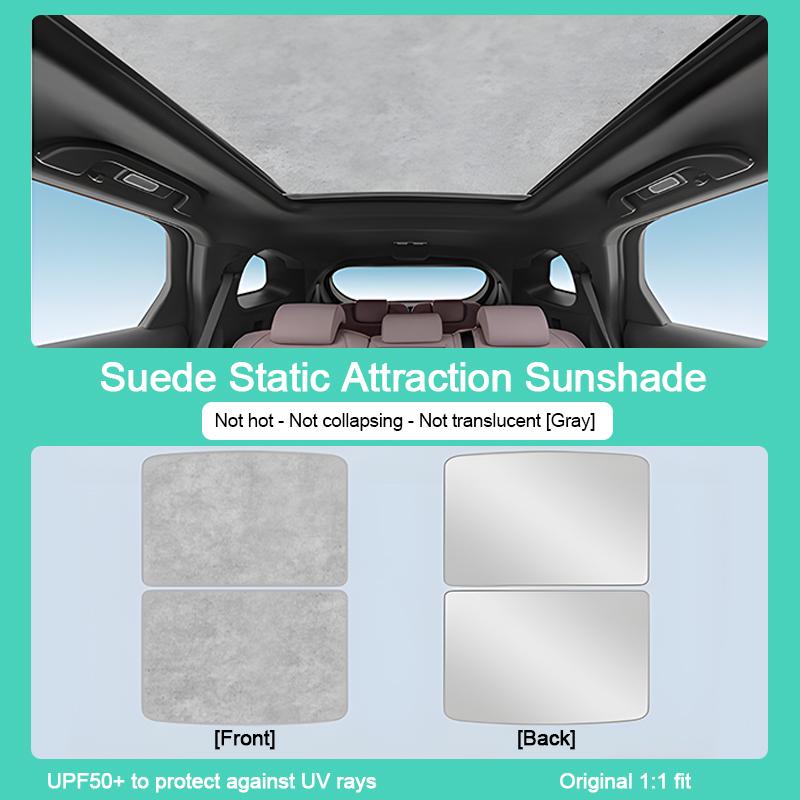 For BYD Atto 3 Accessories 2024 2025 SC2E Yuan Plus Roof Car Shades Electrostatic Adsorption Skylight Camping Shading