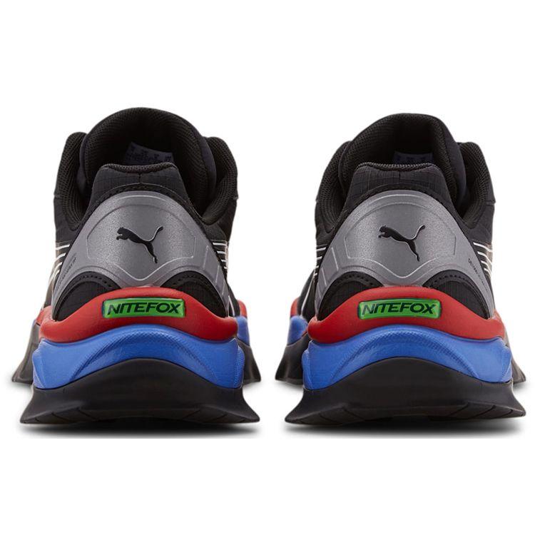 Puma Offroad Mesh Classic Color Block Shock Absorbing Non-Slip Durable Lightweight Mid-Top Running Shoes Unisex Sneakers Black Blue Red 371498-01