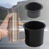 Black ABS Car Cup Holder Suitable For Vehicles Campers Truck And Marine Vessels Easy To Clean And Install