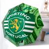 SCP Portugal: Green Gold Pride Folding umbrella travel Portable light outdoor Three folds