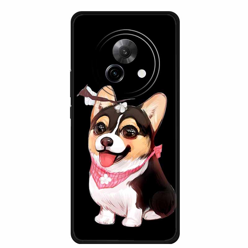 Black Silicone Case For Meizu Lucky 08 Case Luxury Protective Soft Phone Back Cover For Meizu Lucky 08 Case 6.78" Cartoon Shell